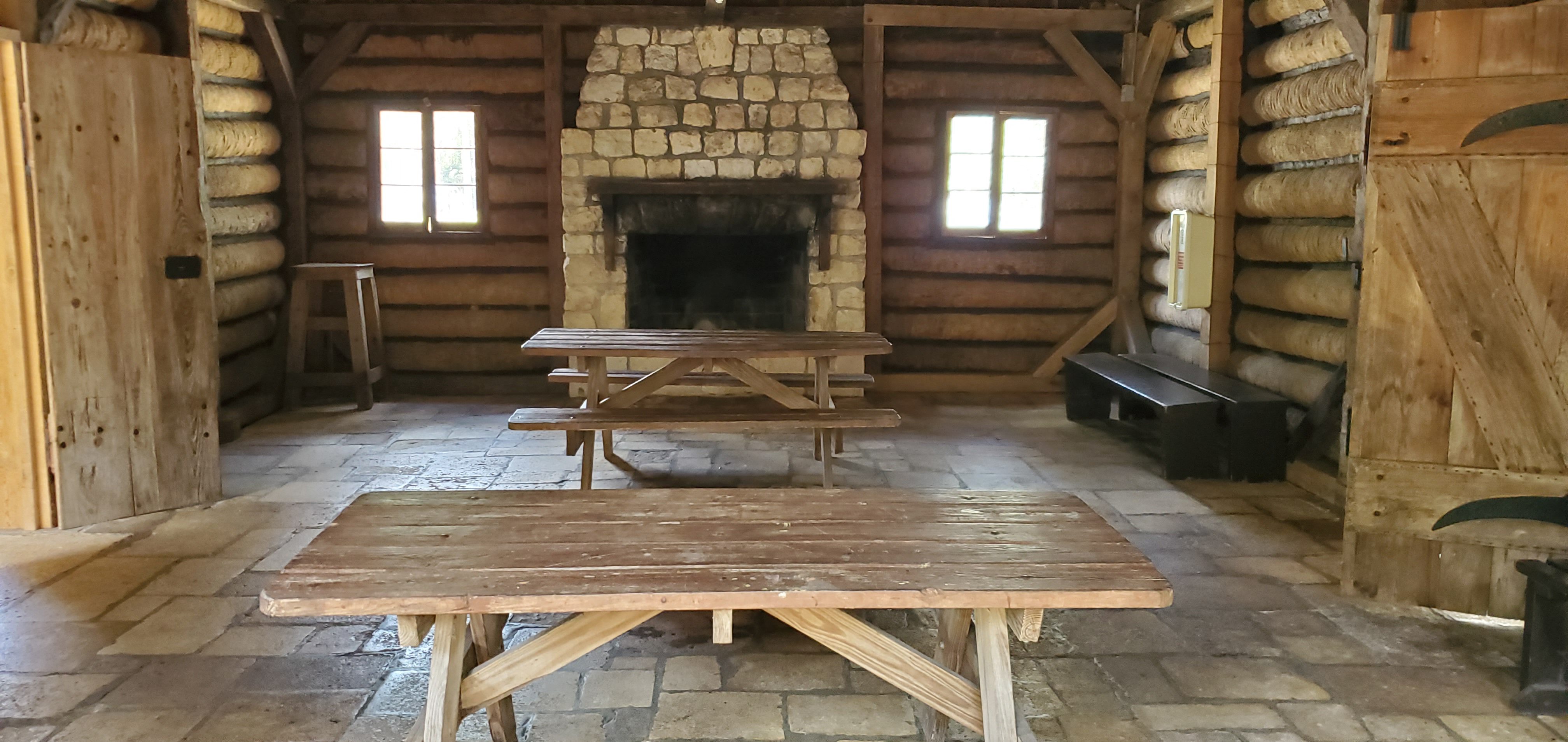 Log Pavillion at Myakka State Park