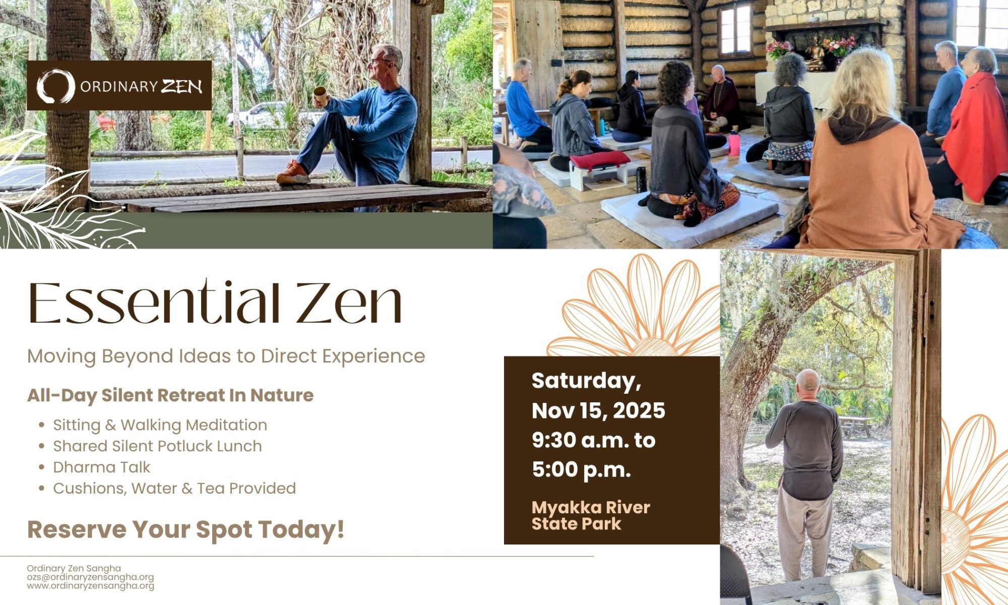 Nov 2025 Essential Zen Retreat In Nature Nov 2025 Essential Zen Retreat In Nature